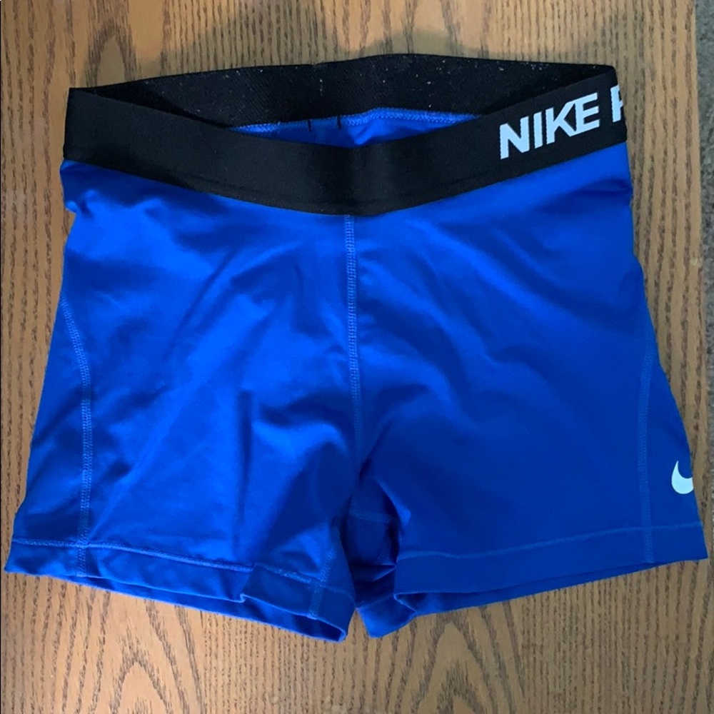 Royal blue Nike Pros